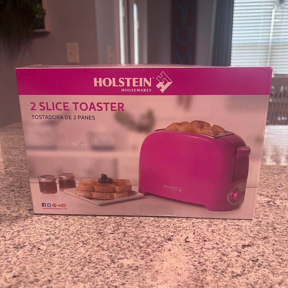 Pink Holstein toaster